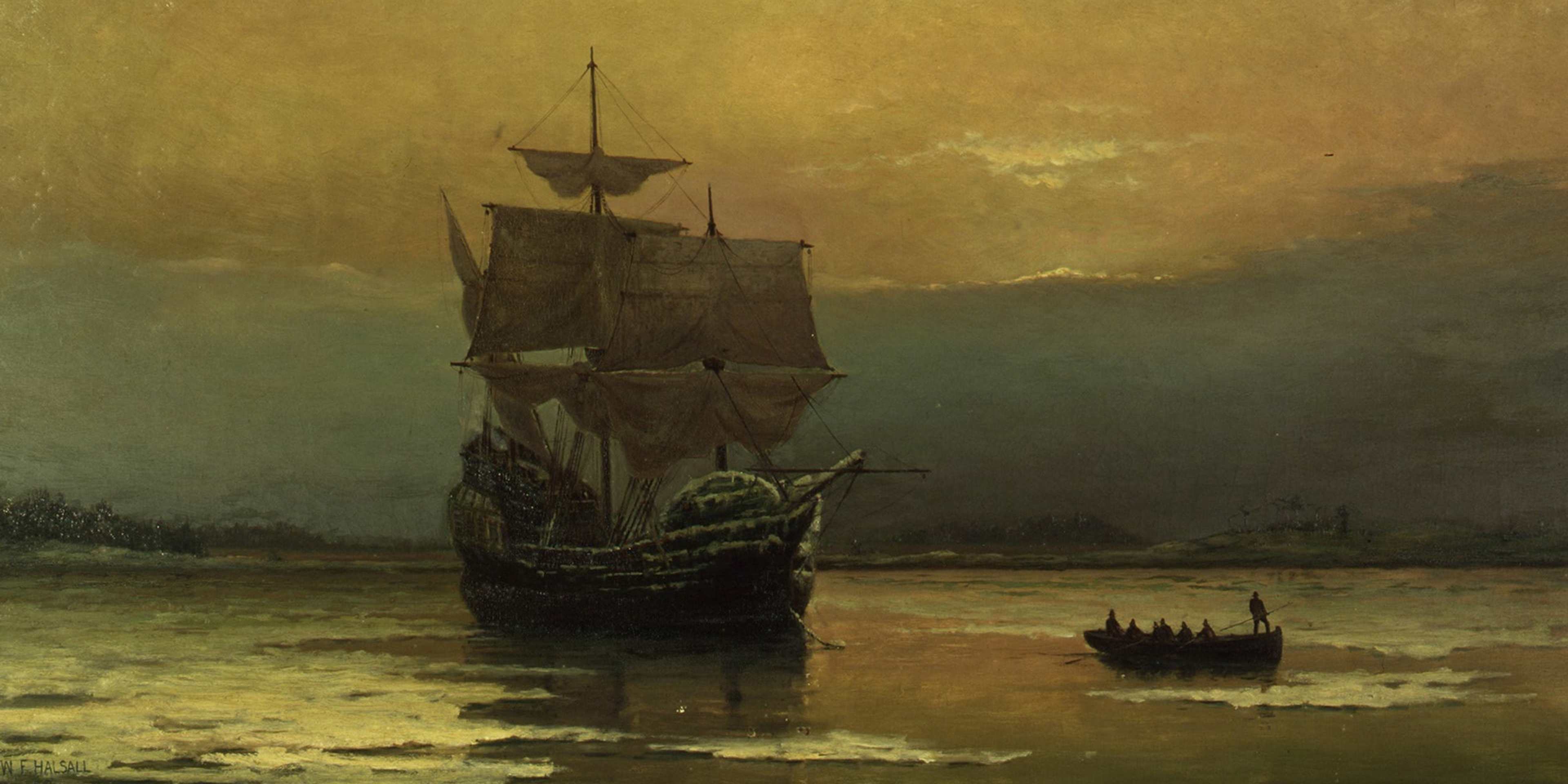The Pilgrims' Miserable Journey Aboard the Mayflower | HISTORY - Part 2 The Pilgrims' Miserable Journey Aboard the Mayflower | HISTORY 2