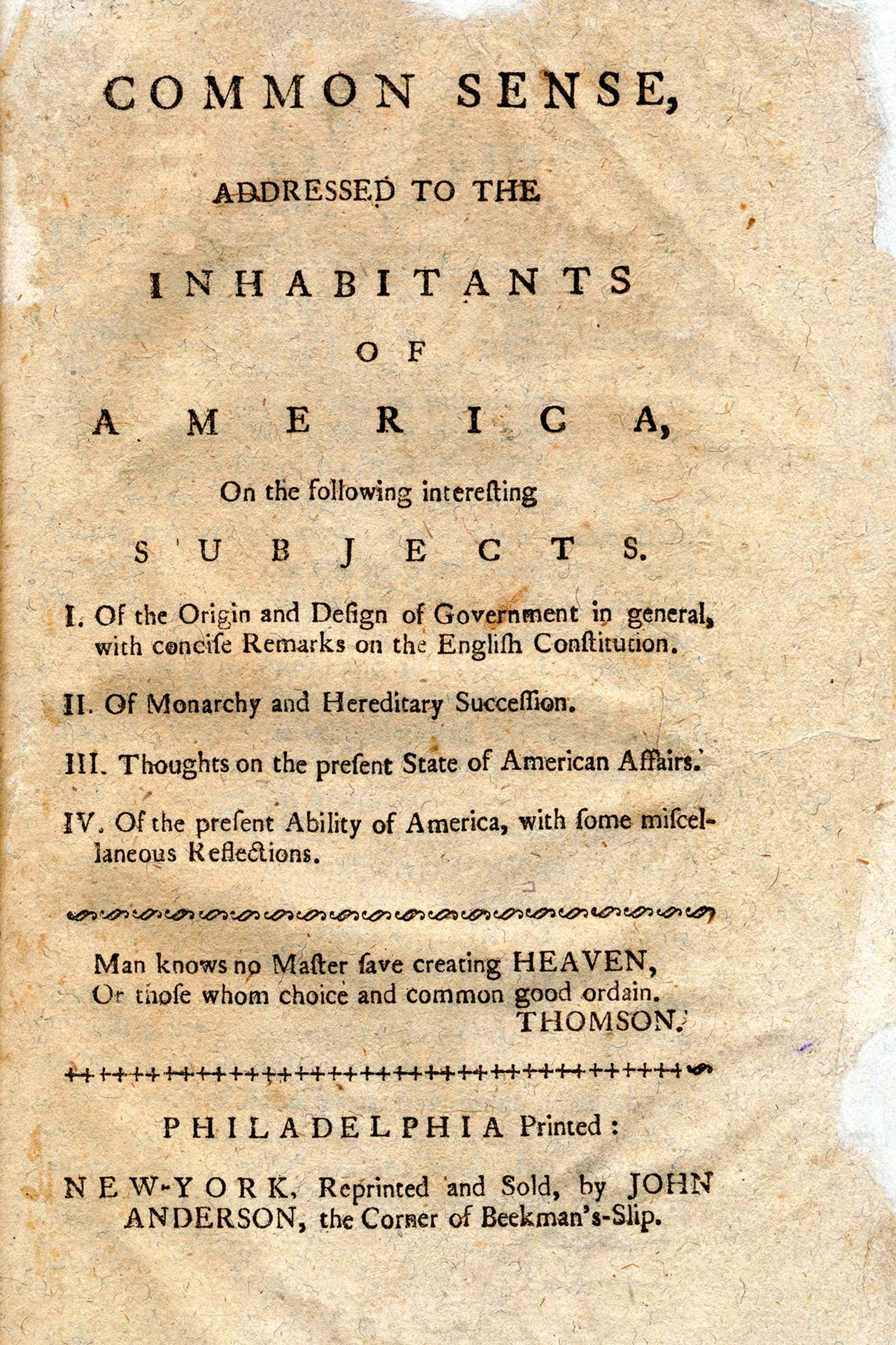 How Thomas Paine Helped Inspire the American Revolution - Part 2 How Thomas Paine Helped Inspire the American Revolution 2