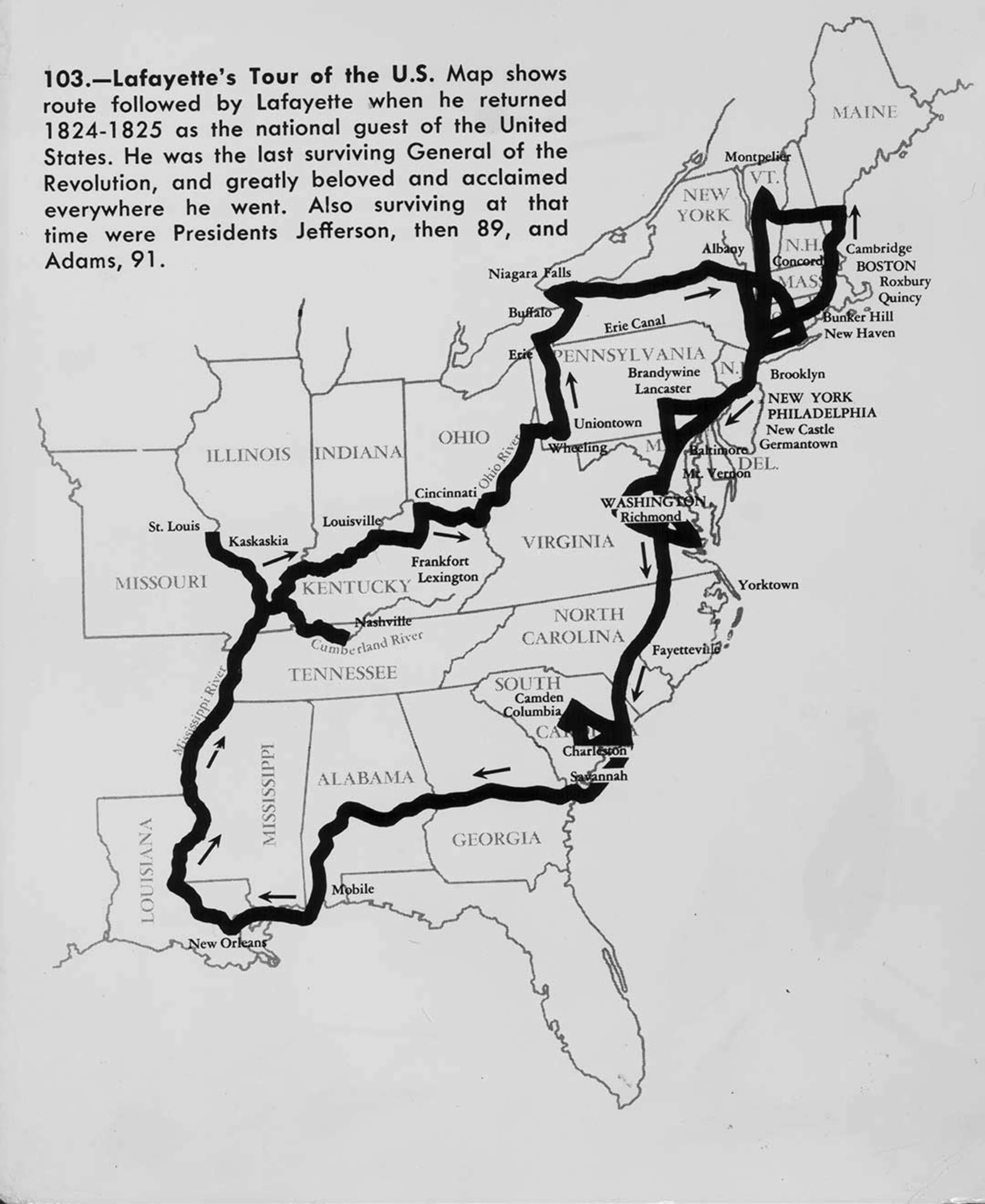 Lafayette's Triumphant Farewell Tour of the United States - Part 3 Lafayette's Triumphant Farewell Tour of the United States 3